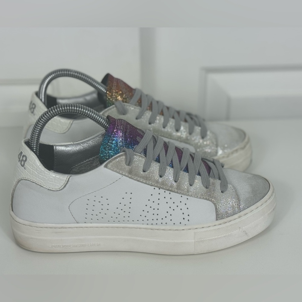 P448 Thea Multi‎ Glitter Sneaker Size 38/ 7-7.5